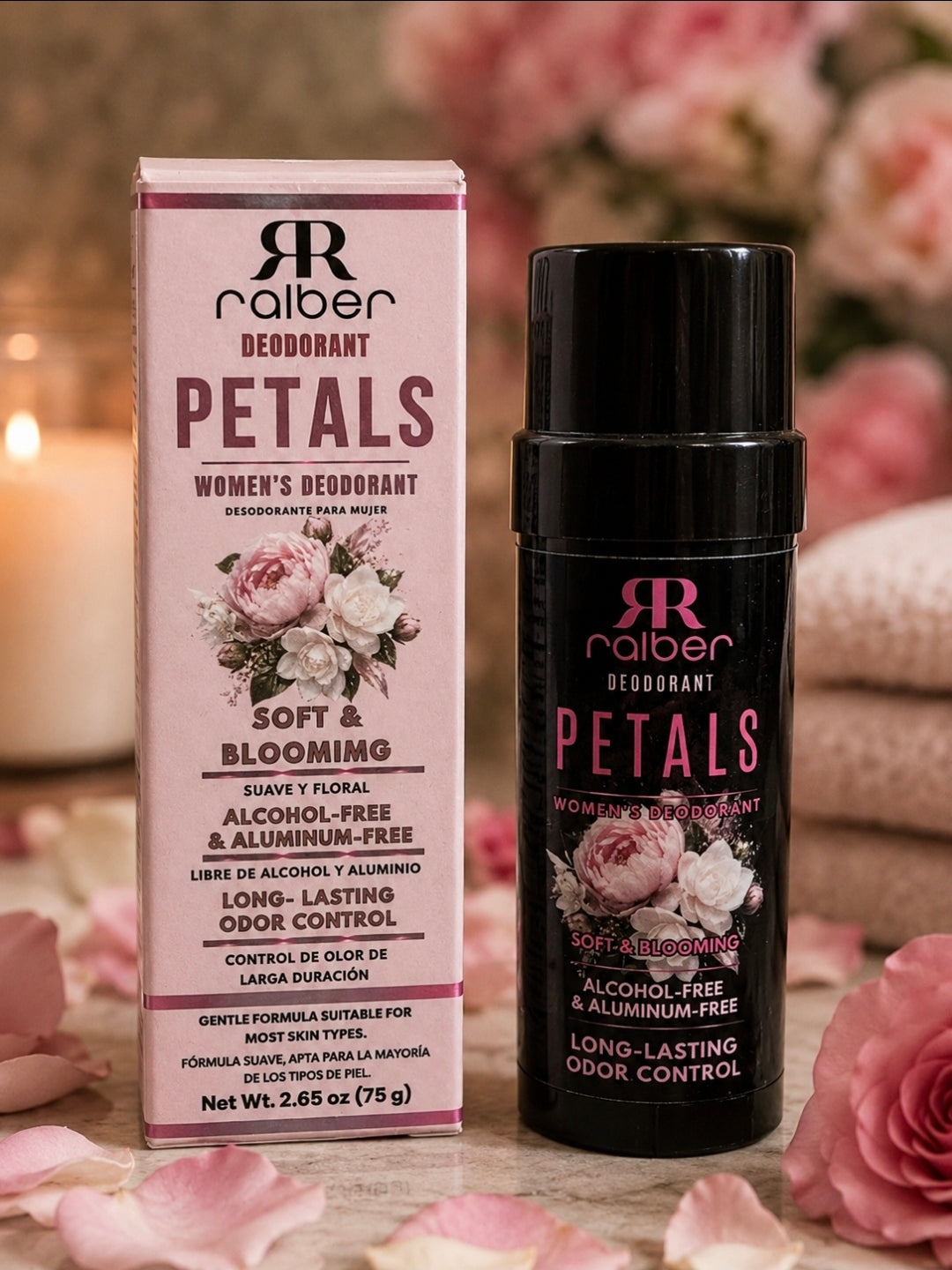 Ralber Petals — Women’s Deodorant | Alcohol-Free & Aluminum-Free