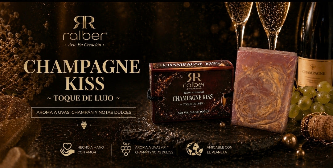 Ralber Champagne Kiss Artisan Soap – 3.5 oz (100 g)