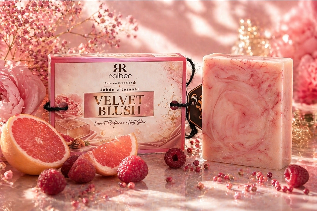 Ralber Velvet Blush – Artisan Soap | Coffee & Sweet Almond | 3.5 oz (100 g)