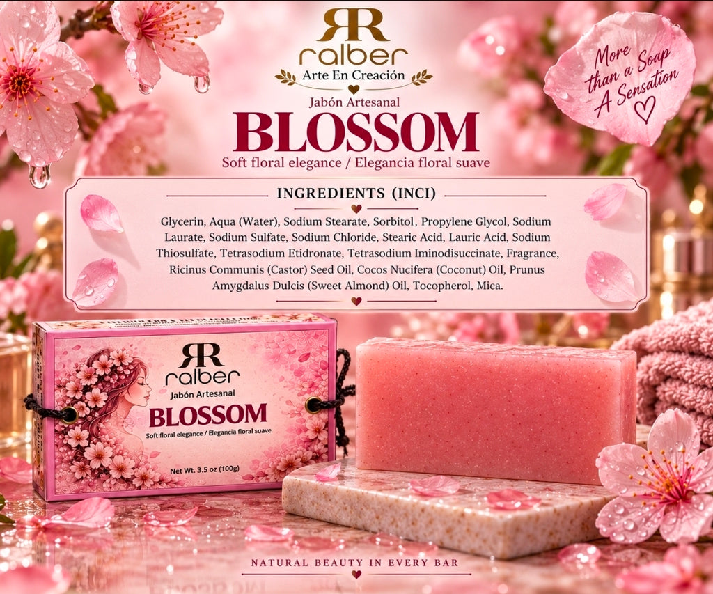 Ralber Blossom – Artisan Soap | Cherry Blossom | 3.5 oz (100 g)