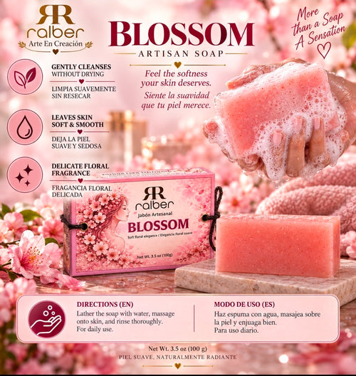 Ralber Blossom – Artisan Soap | Cherry Blossom | 3.5 oz (100 g)