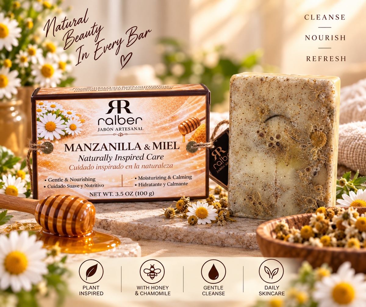 Ralber Chamomile & Honey Artisan Soap — 3.5 oz (100 g)