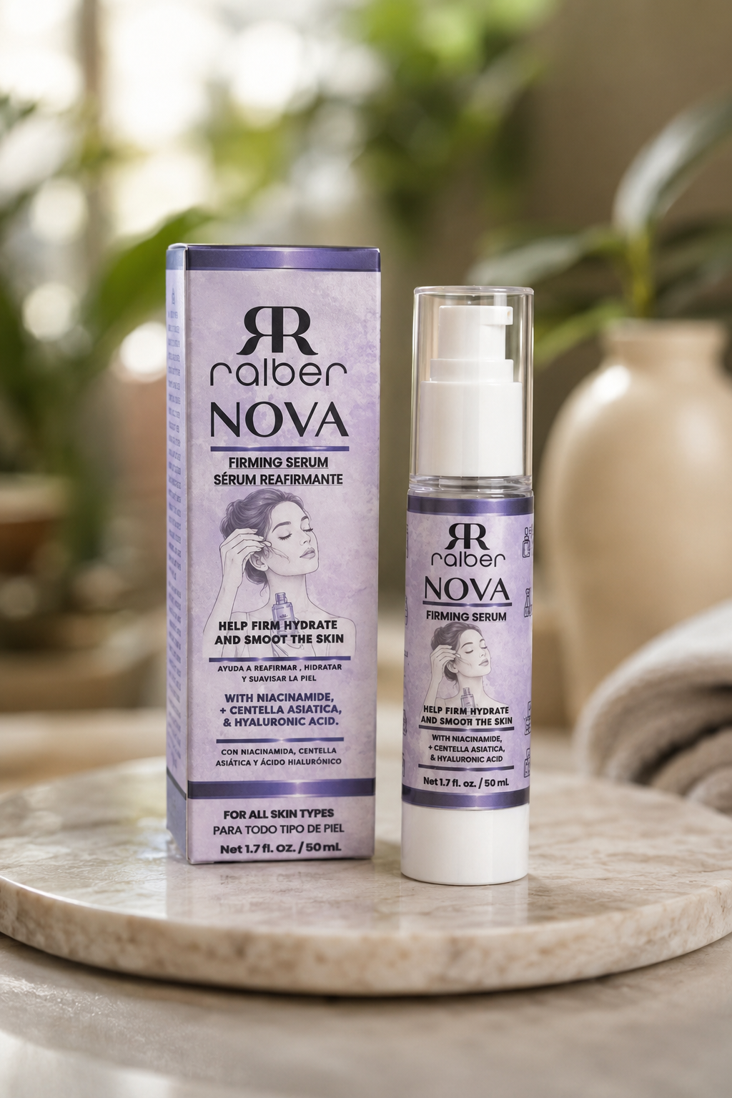 Ralber NOVA Firming Serum – Niacinamide, Centella Asiatica & Hyaluronic Acid, 50 mL