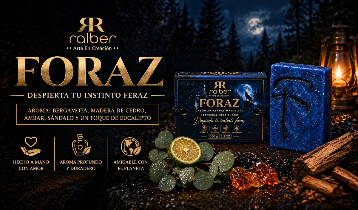 FORAZ – Men’s Artisan Soap — 3.5 oz (100 g)