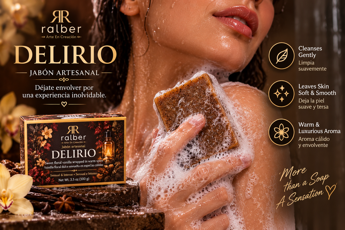 Ralber Delirio Artisan Soap – 3.5 oz (100 g)