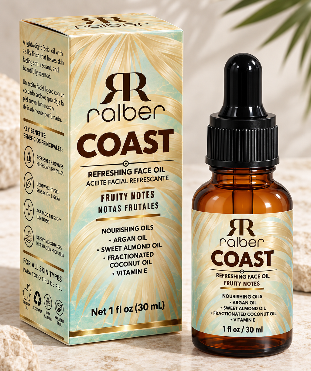 Ralber COAST – Refreshing Face Oil | Fruity Notes | 1 fl oz (30 ml)