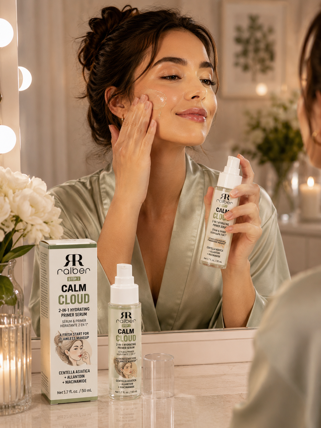 Ralber Calm Cloud – 2-in-1 Hydrating Primer Serum | 50 mL