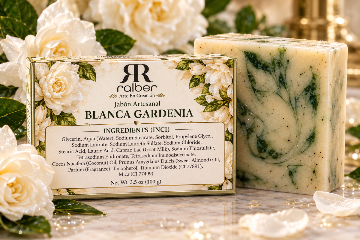 Ralber Blanca Gardenia – Artisan Soap | Gardenia Floral | 3.5 oz (100 g)