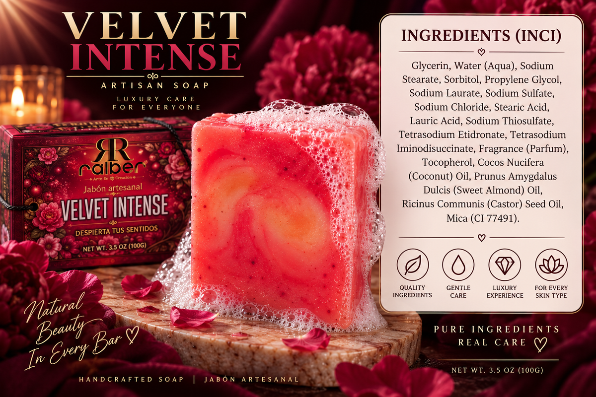 Ralber Velvet Intense Artisan Soap – 3.5 oz (100 g)