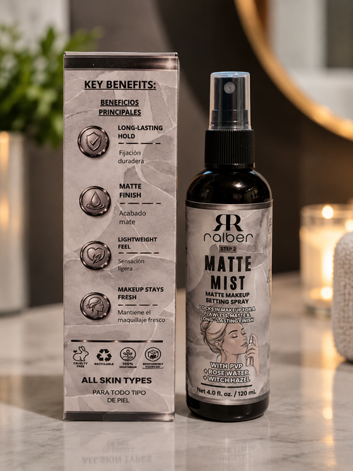 Ralber  Matte Mist — Matte Makeup Setting Spray, 4.0 fl oz / 120 mL