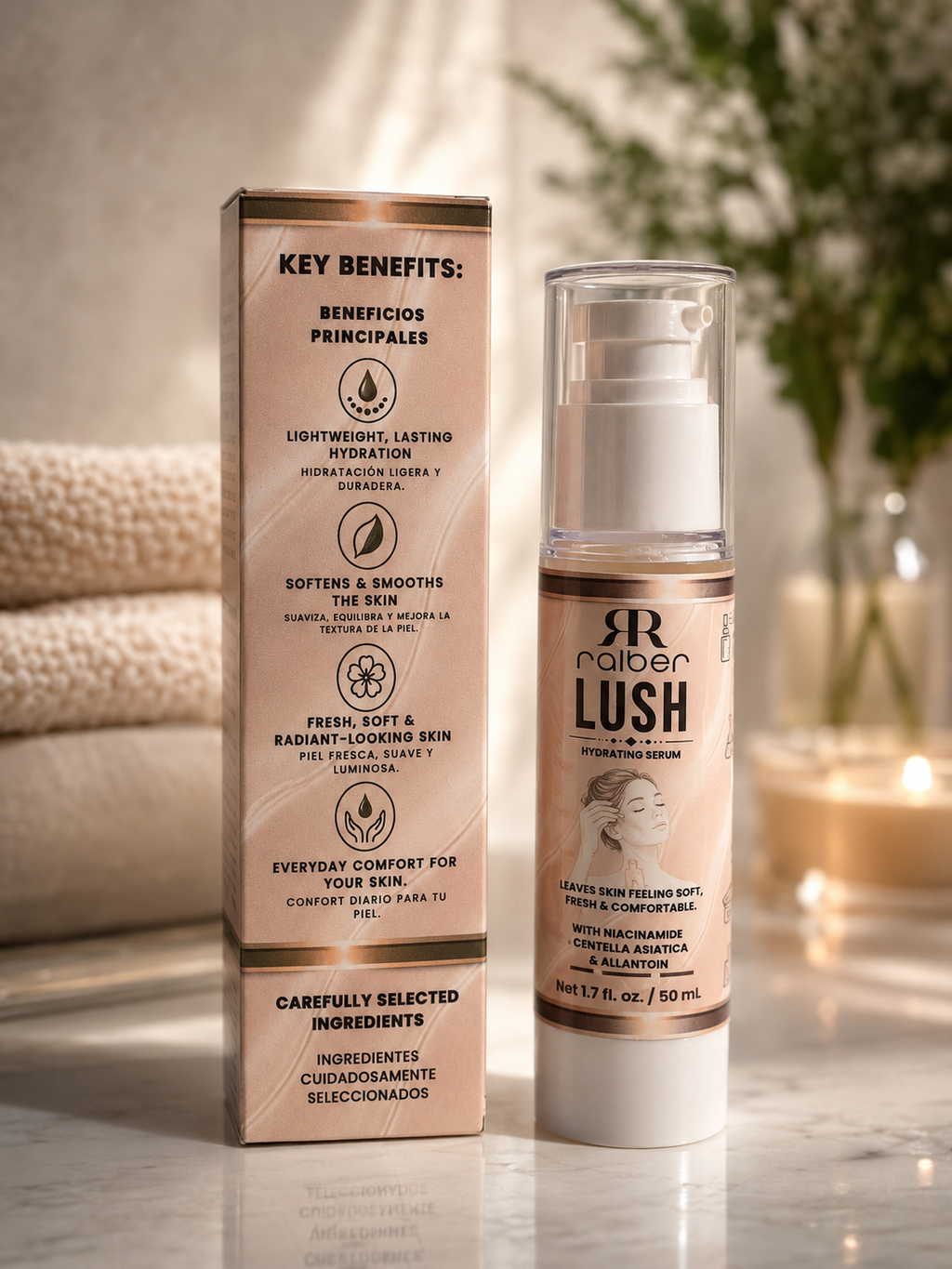 Ralber LUSH Hydrating Serum – 1.7 fl. oz. / 50 mL