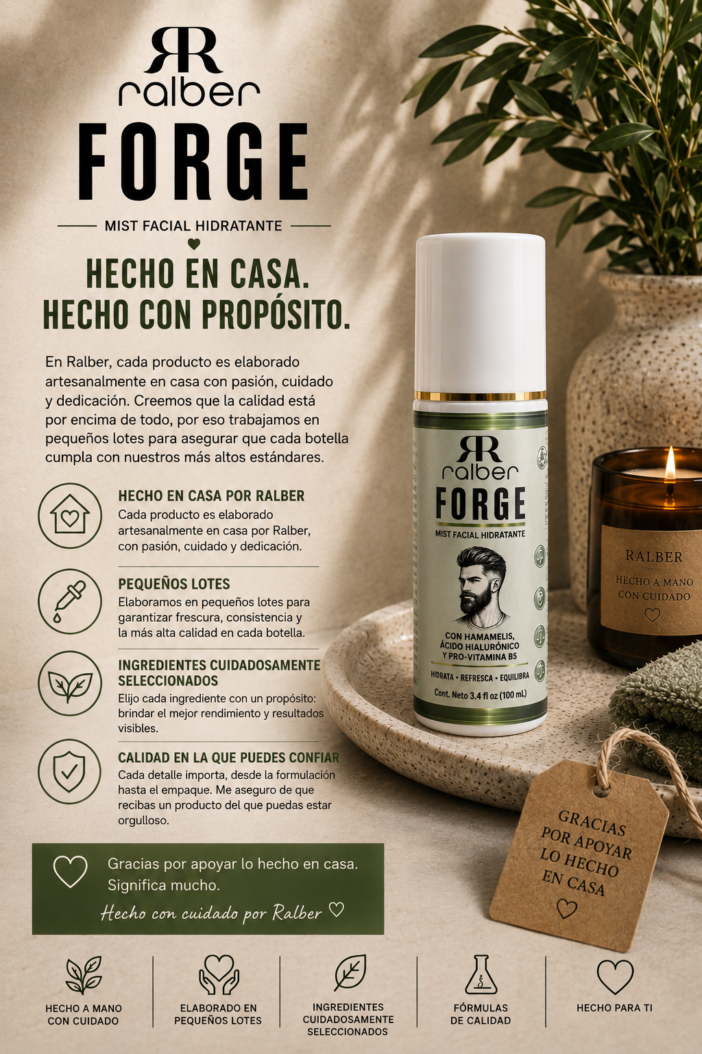 Ralber FORGE Hydrating Facial Mist –