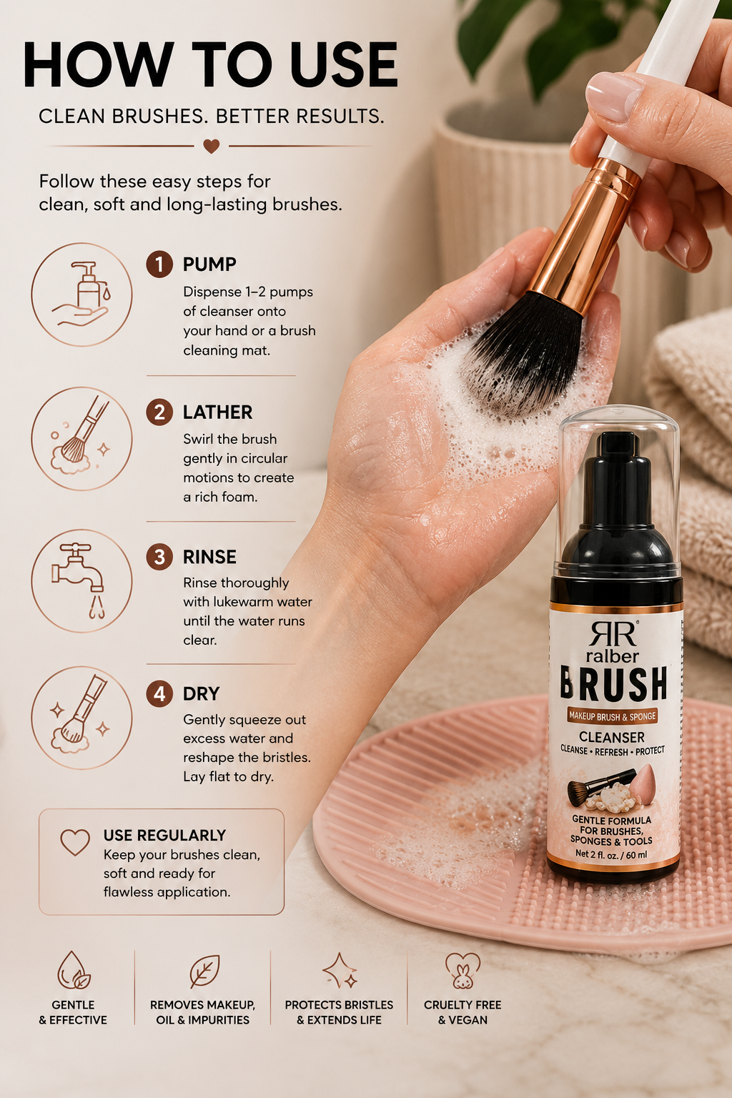 Ralber Brush Cleanser
