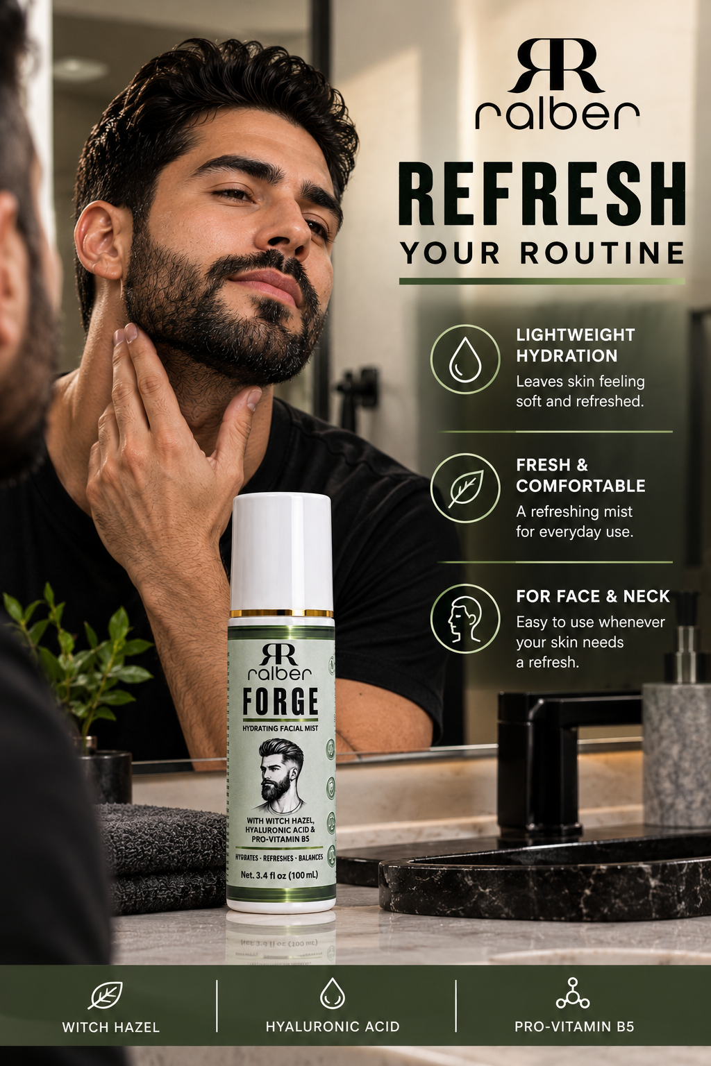 Ralber FORGE Hydrating Facial Mist –