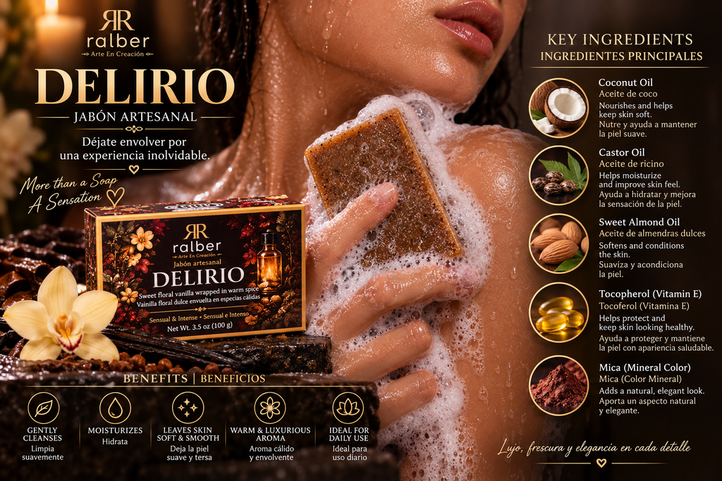 Ralber Delirio Artisan Soap – 3.5 oz (100 g)